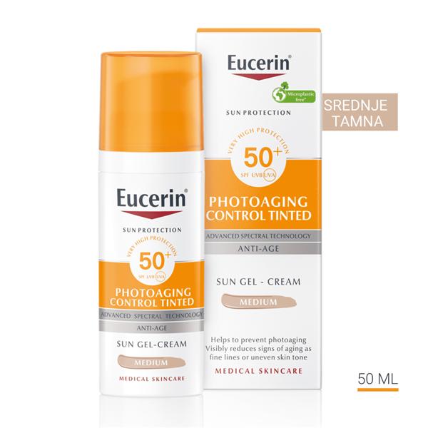Eucerin sun tonirajuca krema za lice spf 50, 50mL